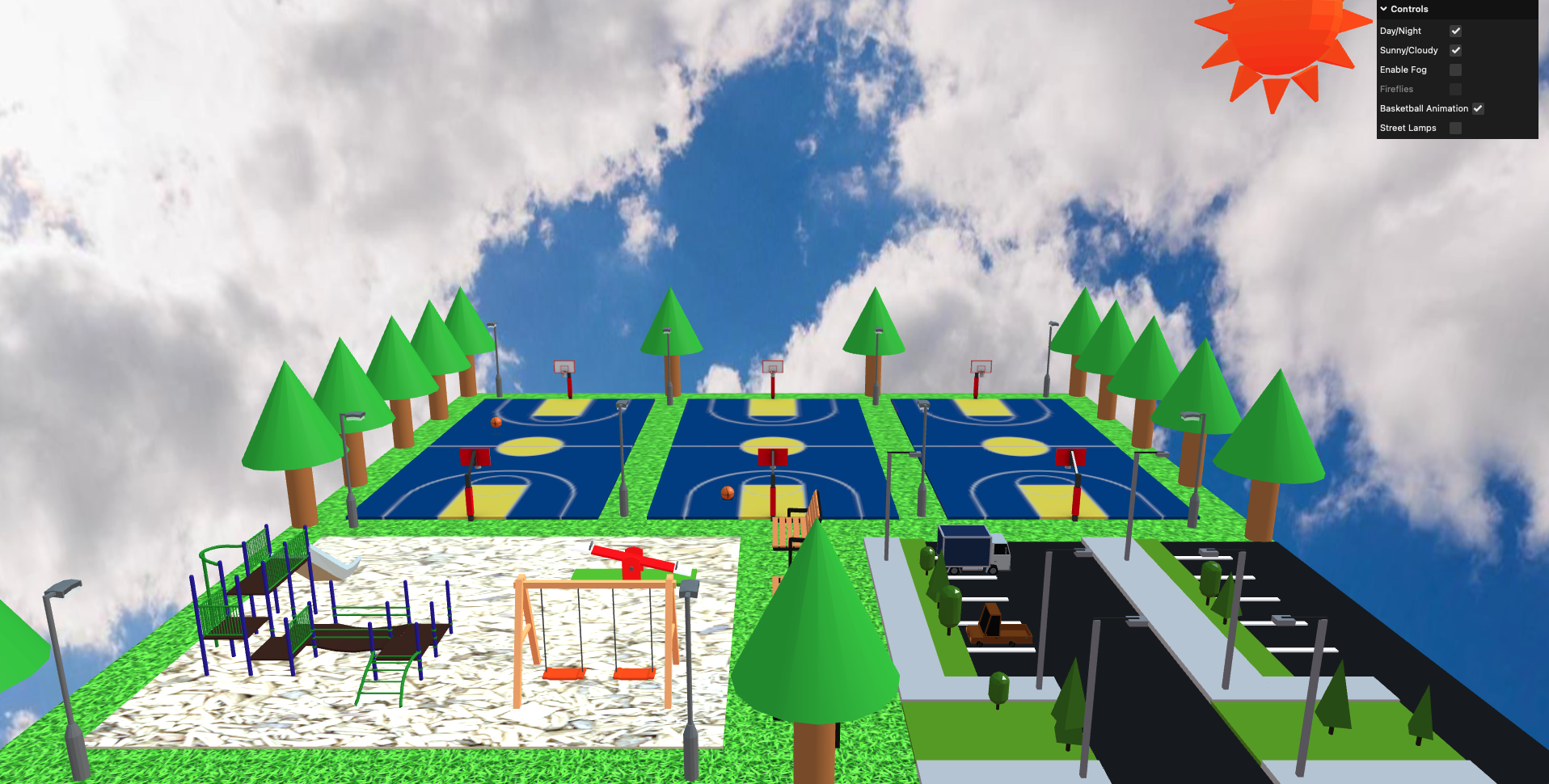 First-Person Exploration Application